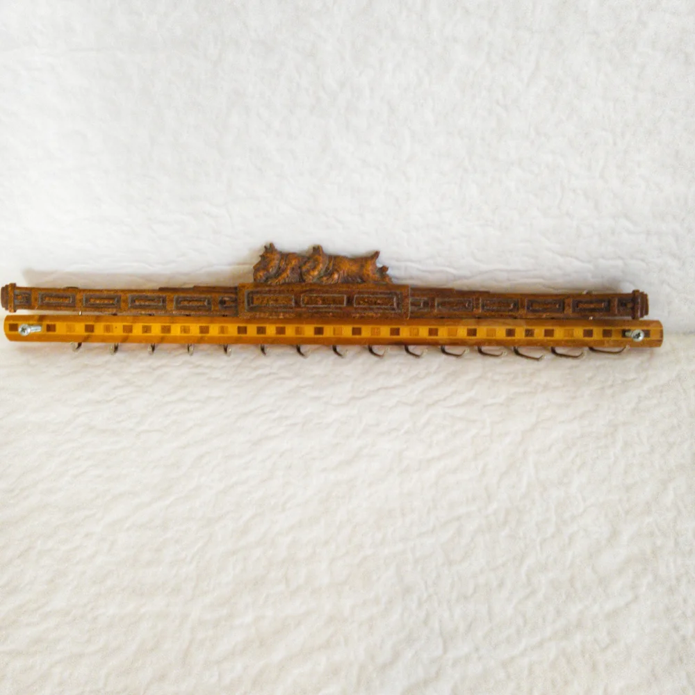 Charming Brown Dog Wall Hook